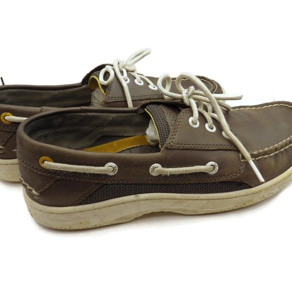 Sperry Topsiders/ Medium Gray Leather/ Men's Size 9 - Picture 5 of 7